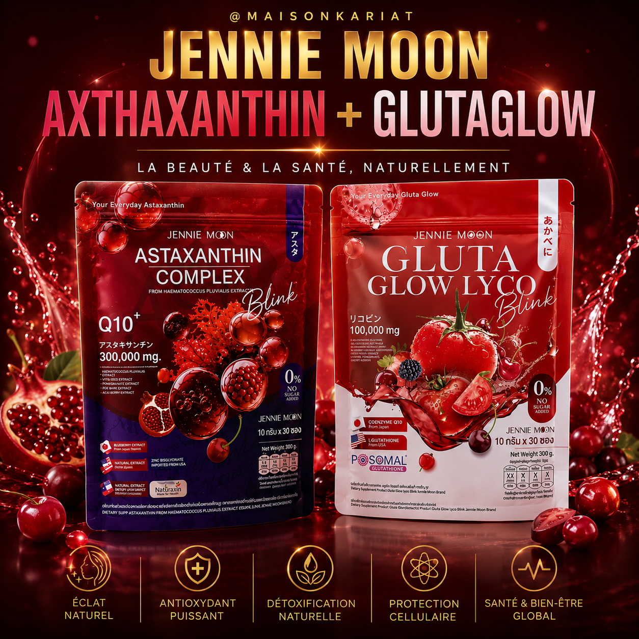 Gluta Glow ou Purera Peau Parfait
