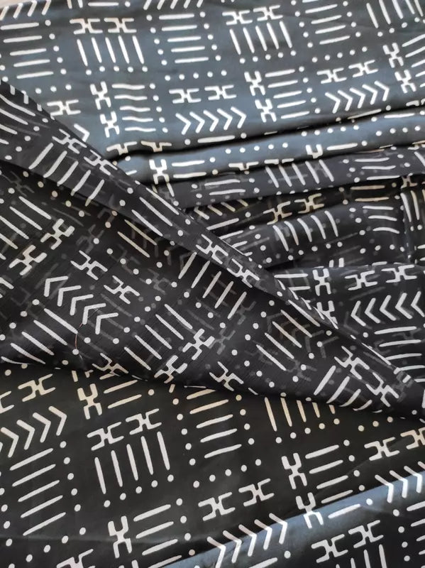Tissu soie bogolan