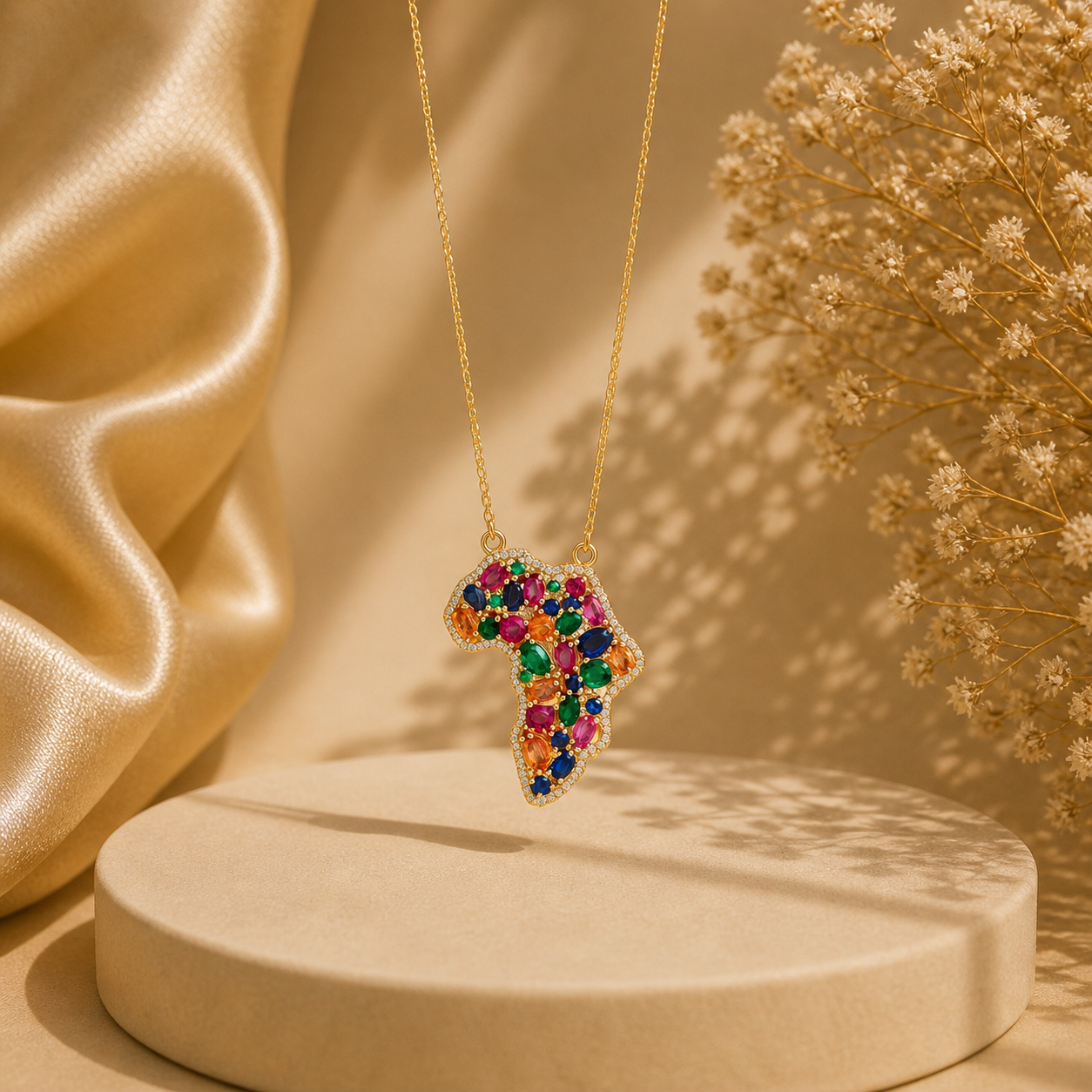Grand collier afrik color