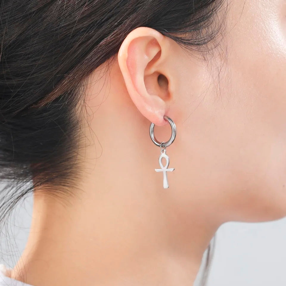 Boucle d'oreilles Ankh