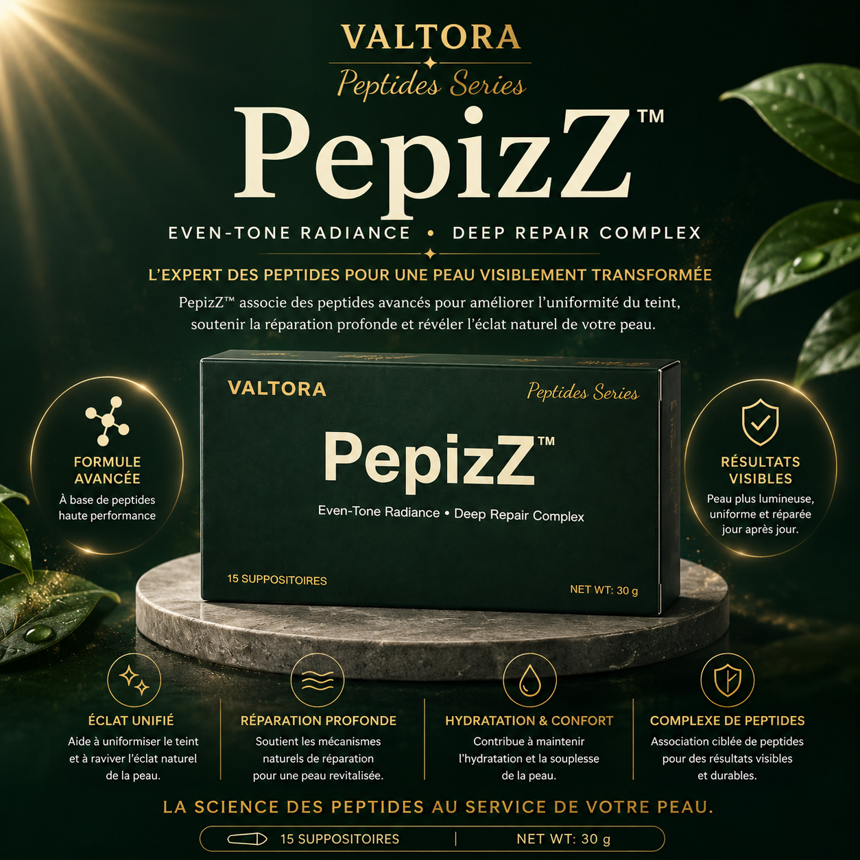 PepizZ™ – Glow, Élasticité & Vitalité de la Peau