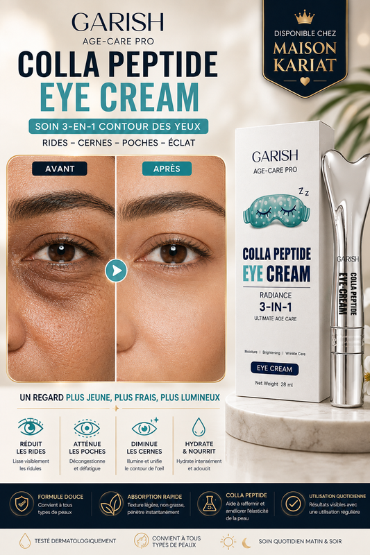 Colla Peptide Eye Cream – Crème Contour des Yeux 3-en-1