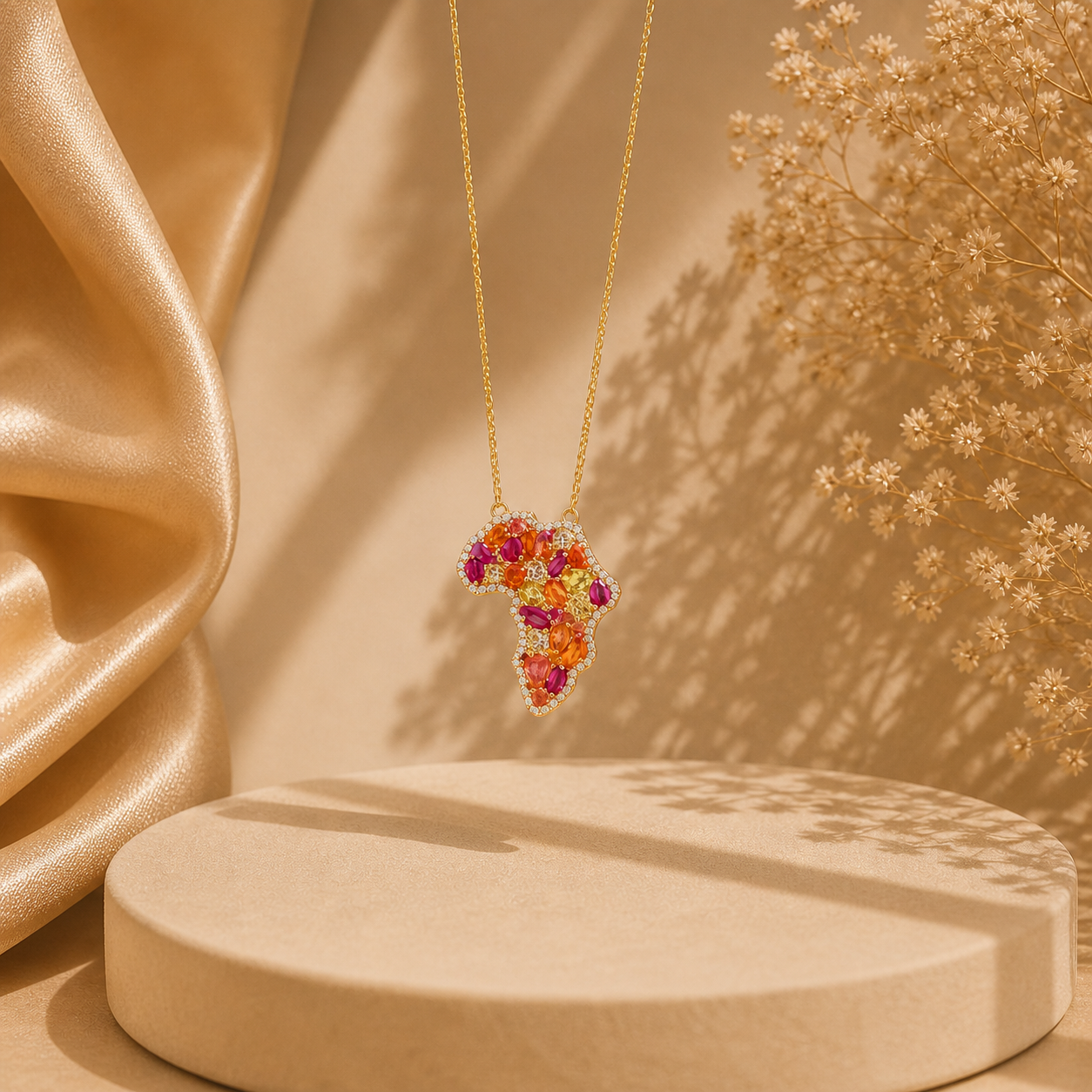 Grand collier afrik color