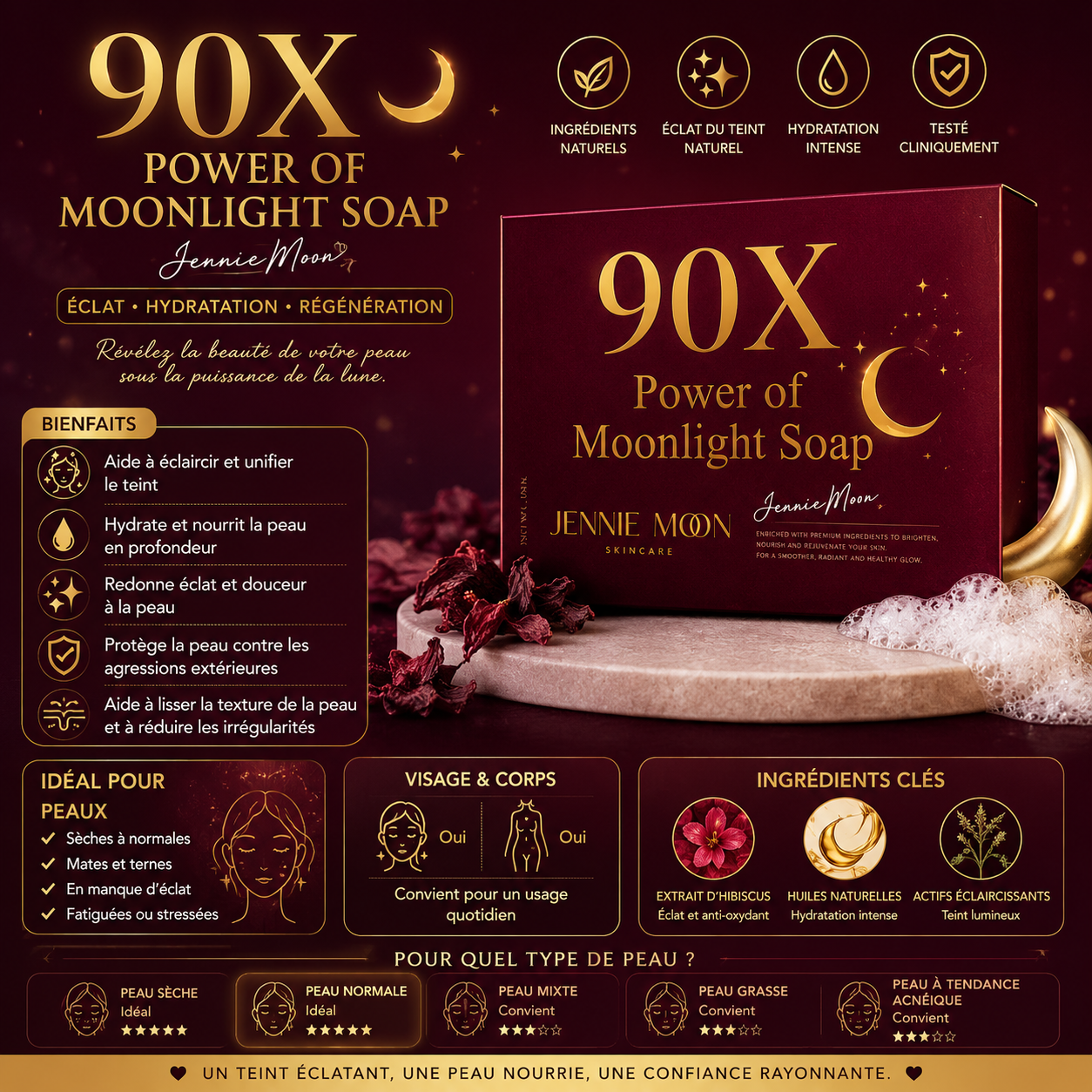 Gommage Savon Geisha - 90X - Himalayan Teint Parfait