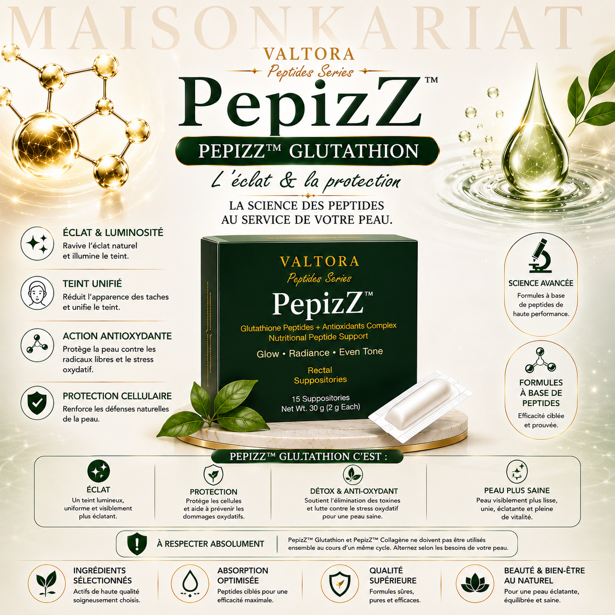 PepizZ™ – Glow, Élasticité & Vitalité de la Peau