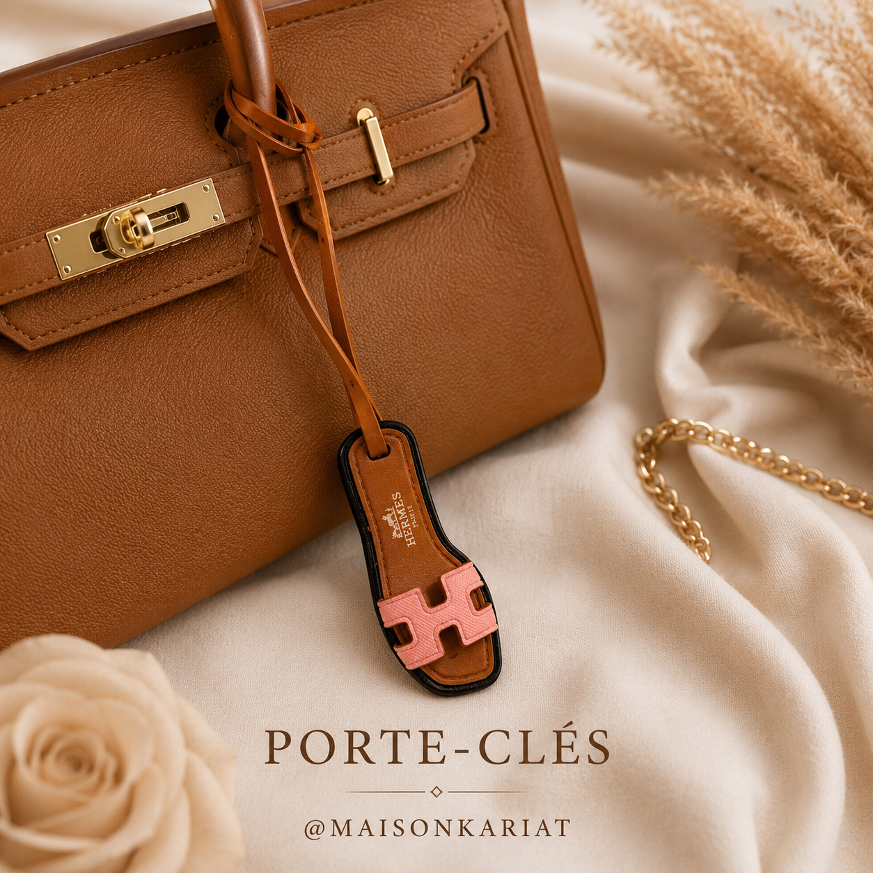 HERM*S mini sandale - porte clé