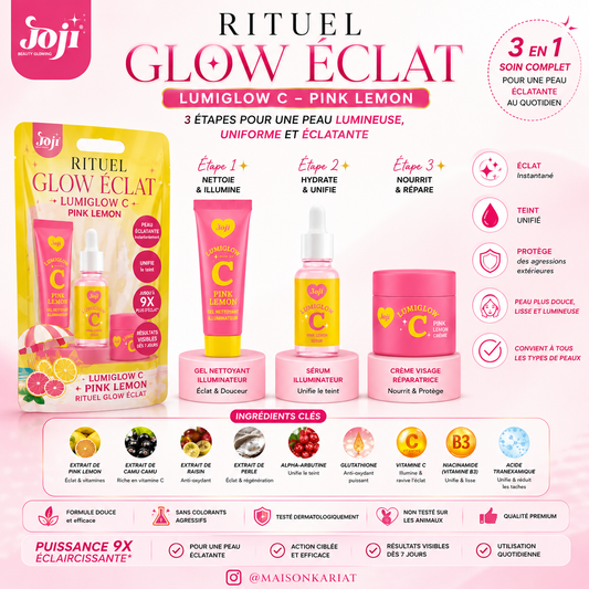 Rituel glow et reparation barrière cutané