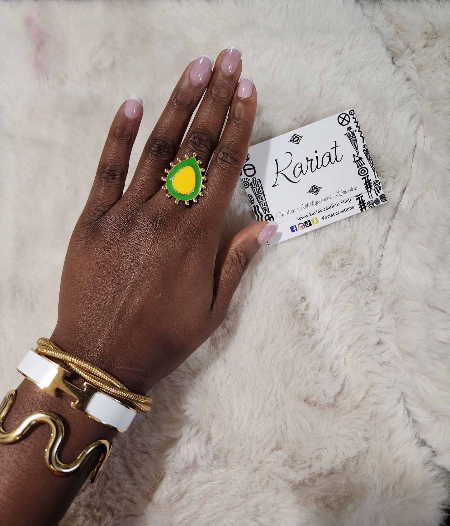 Green / Bague XL