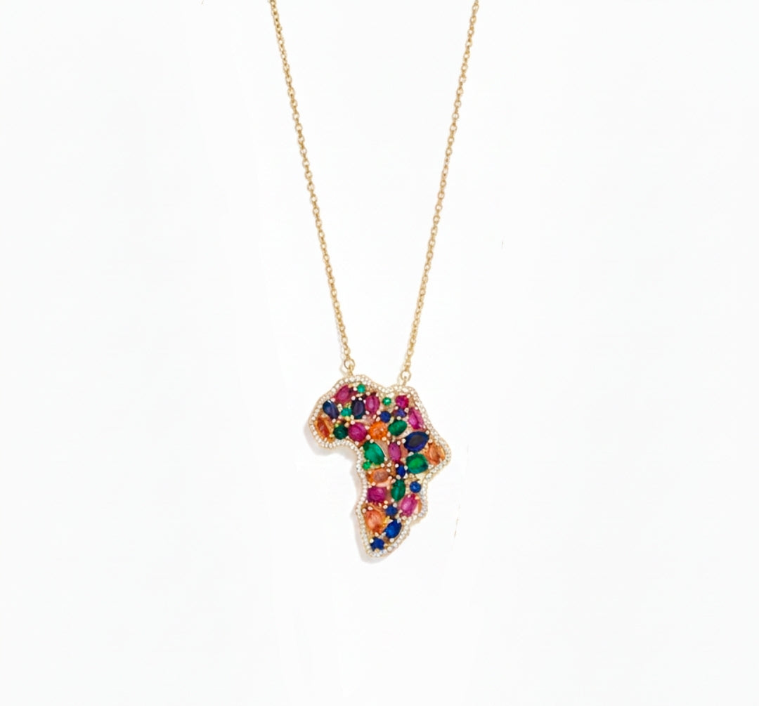 Grand collier afrik color