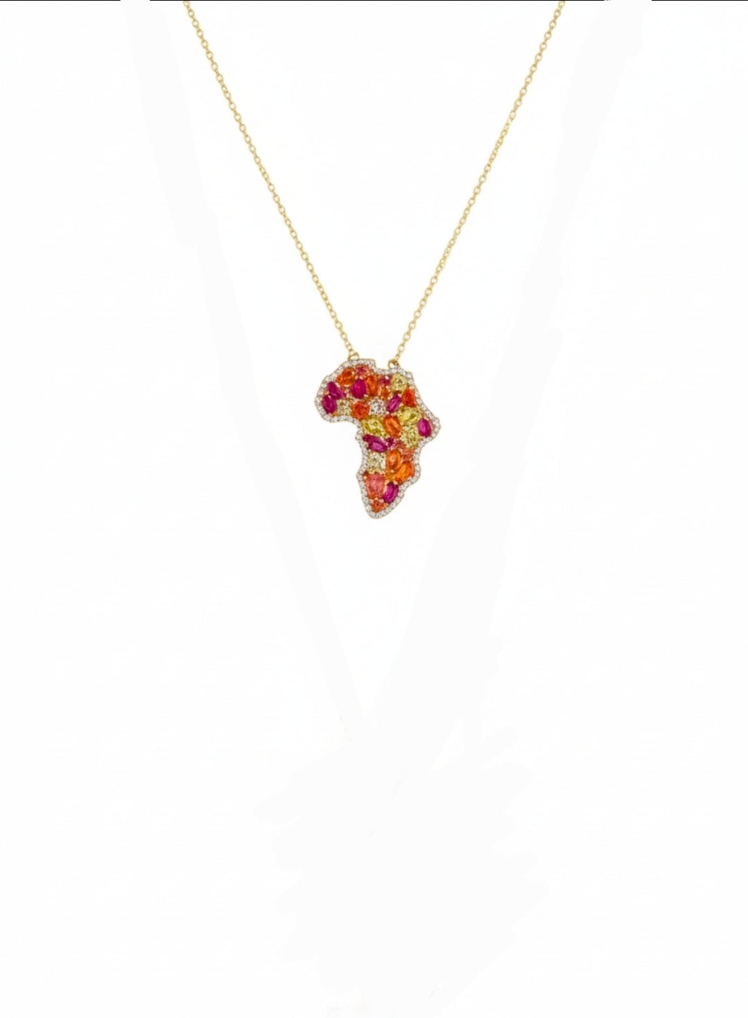 Grand collier afrik color