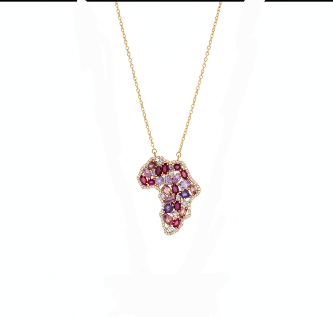 Grand collier afrik color