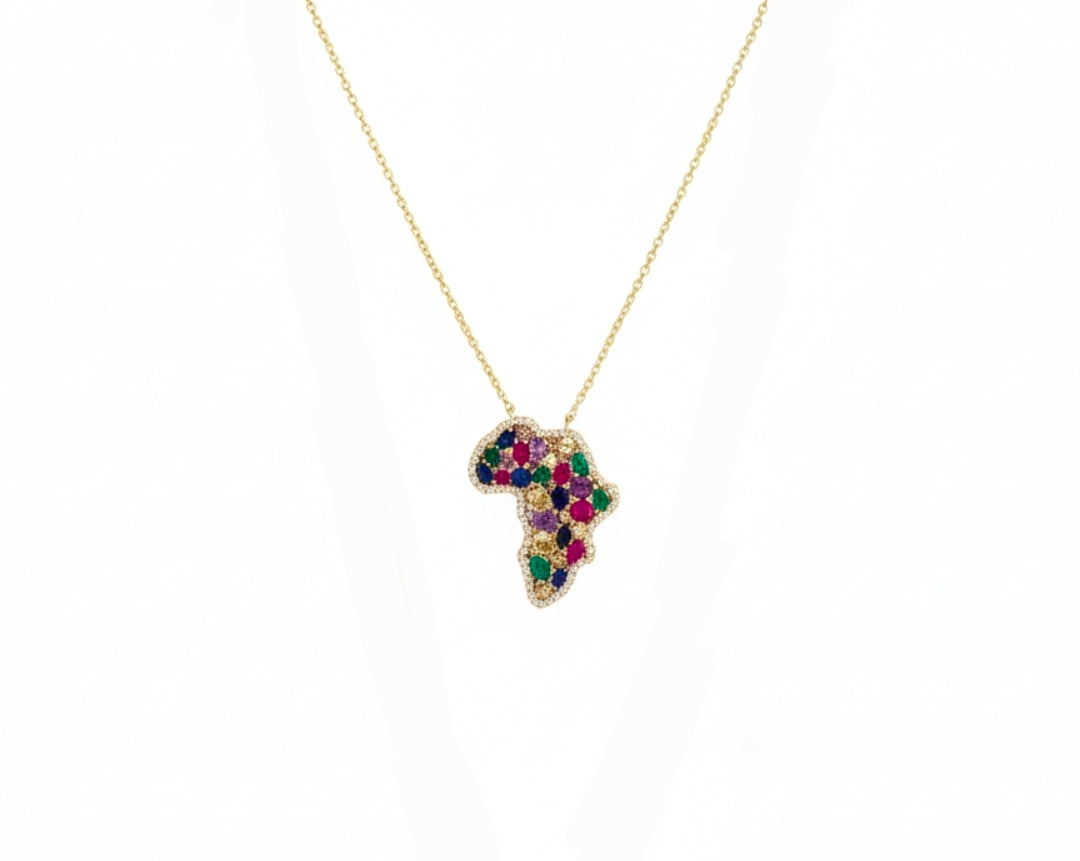 Grand collier afrik color