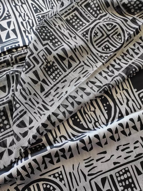 Tissu soie bogolan